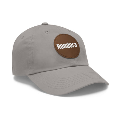 Classic Dad Hat with Round Leather Patch Hoodora