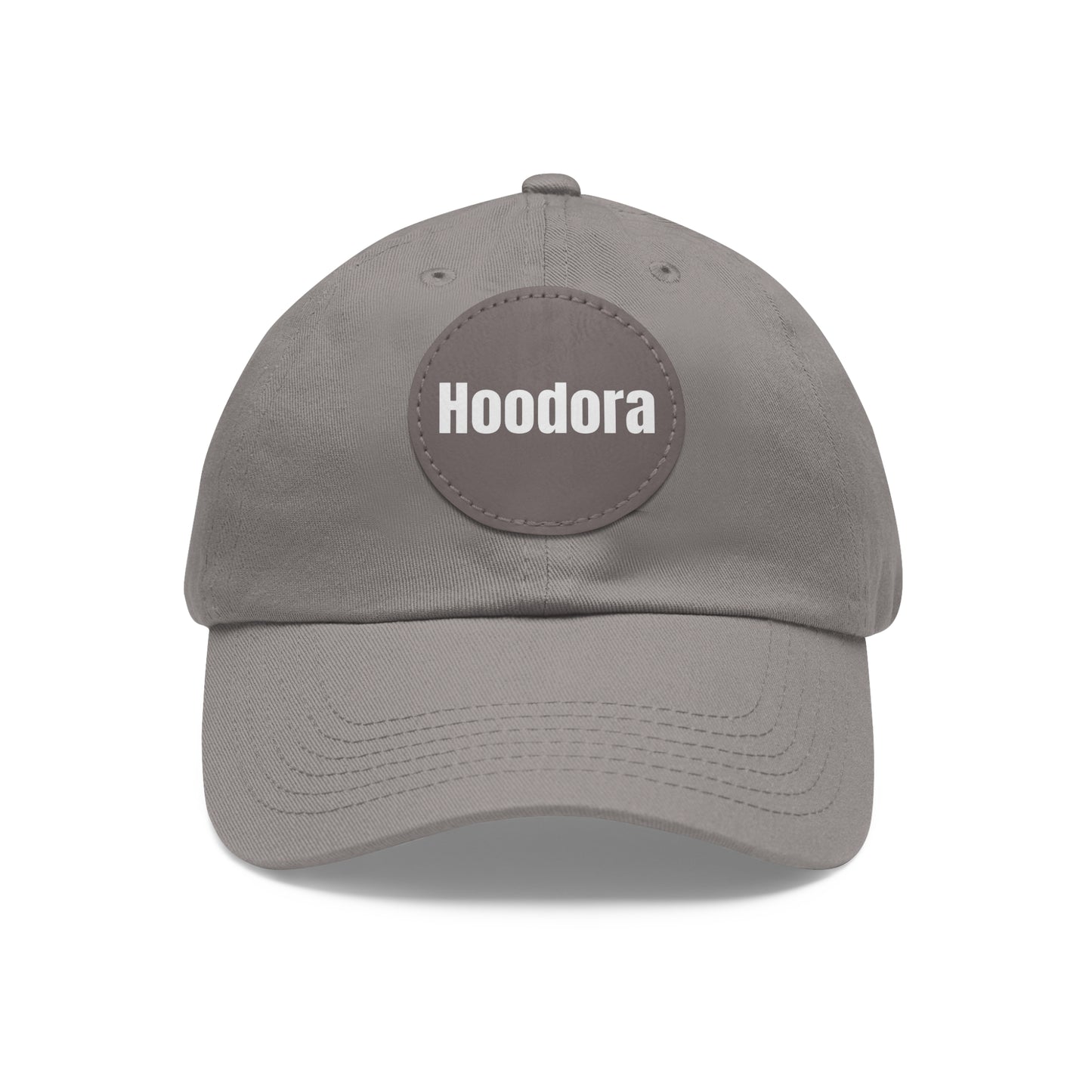 Classic Dad Hat with Round Leather Patch