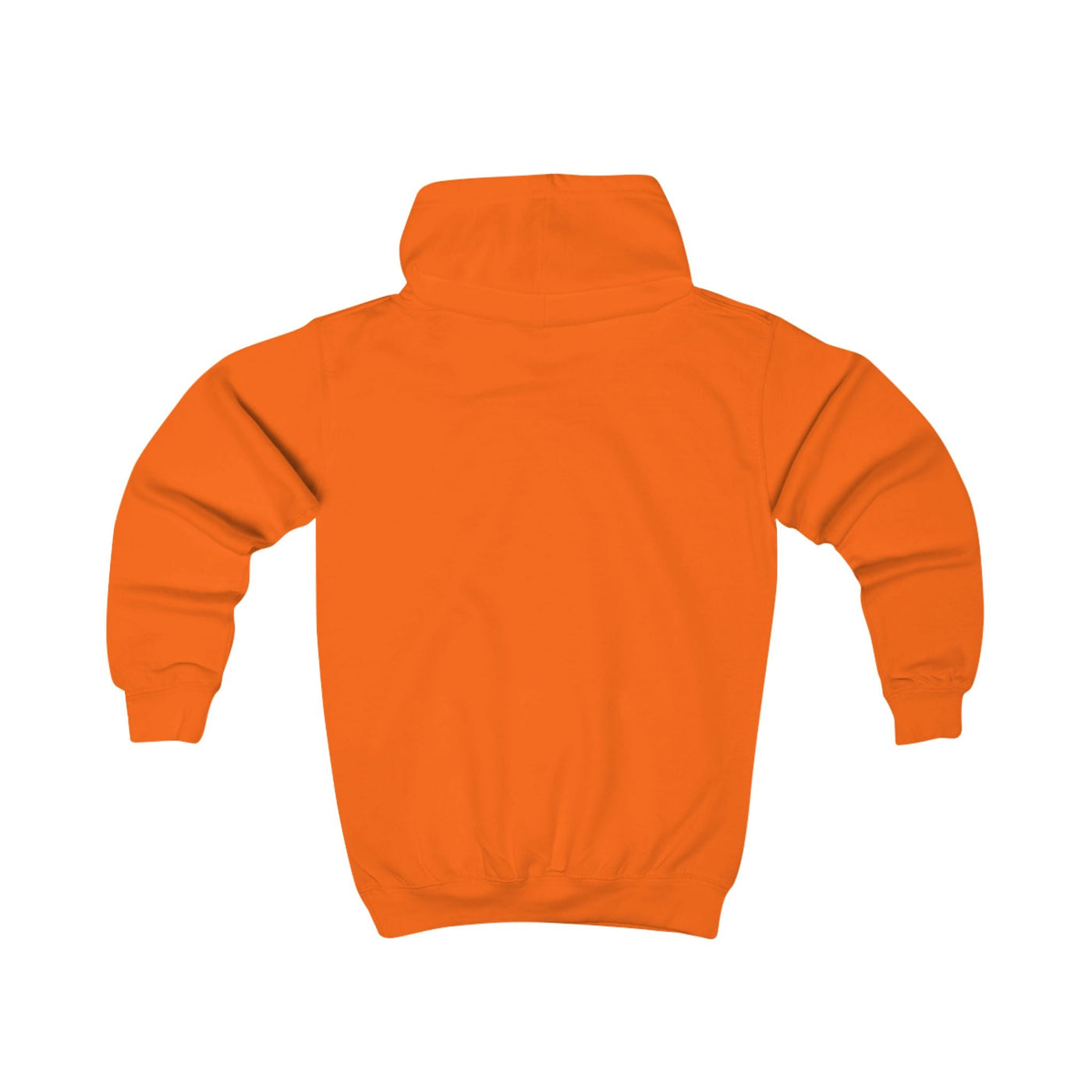 Bright Orange Kids Hoodie Hoodora