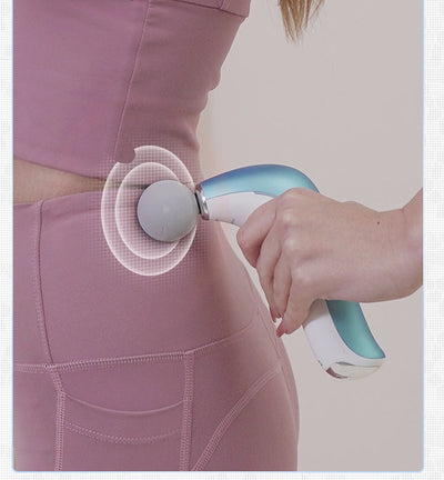 Electric Massage Gun Muscle Pistol Body Shoulder Neck Massager Mini Lcd Fascia Gun Deep Tissue Portable Face Fitness Gun Therapy Hoodora