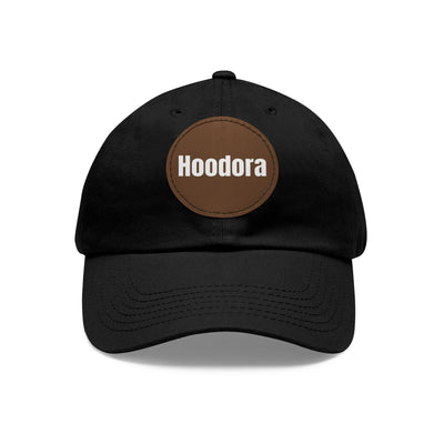 Classic Dad Hat with Round Leather Patch Hoodora