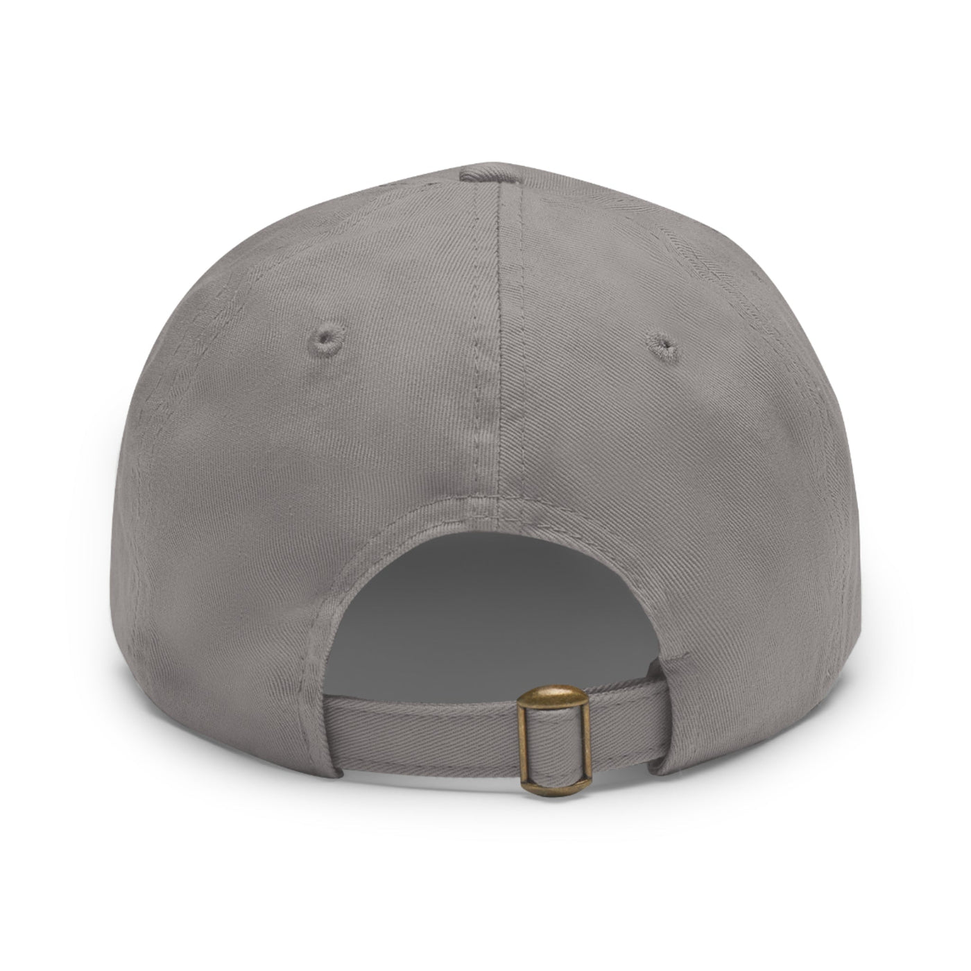 Classic Dad Hat with Round Leather Patch Hoodora
