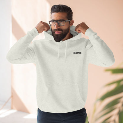 Cozy Three-Panel Fleece Hoodie - Perfect for Comfort and Style