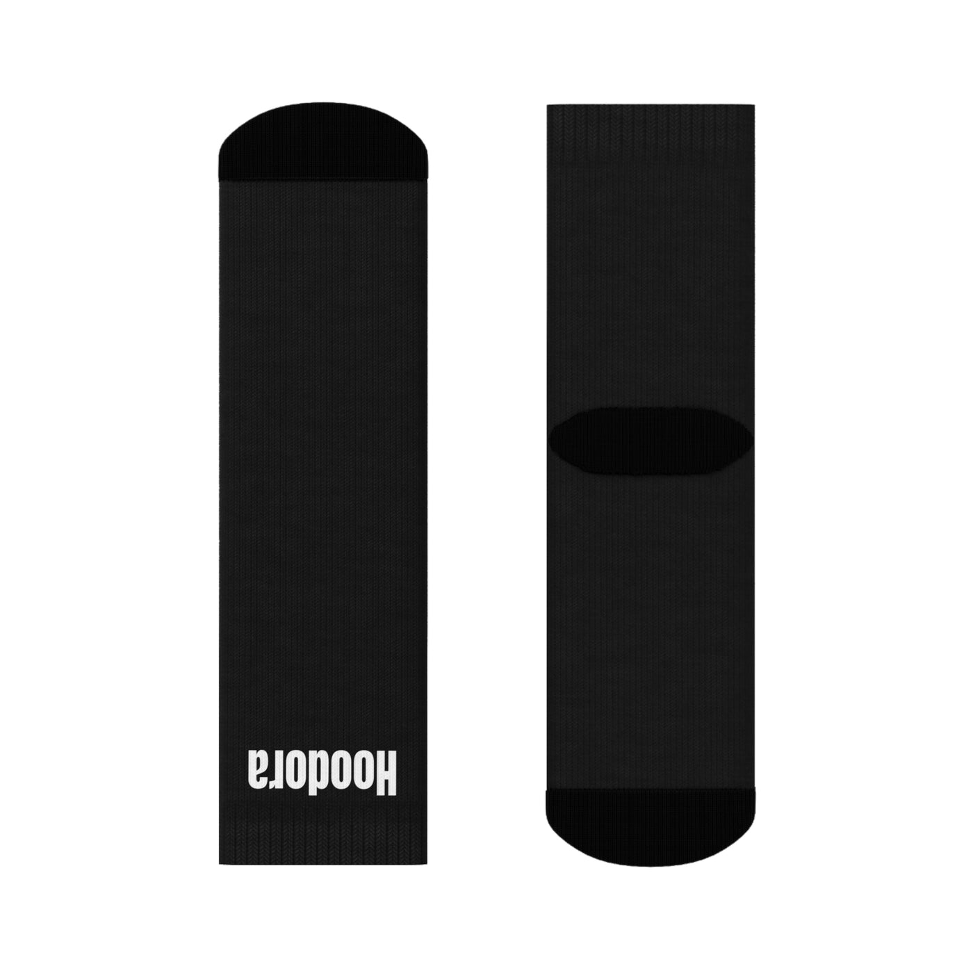 Stylish Black Crew Socks Hoodora